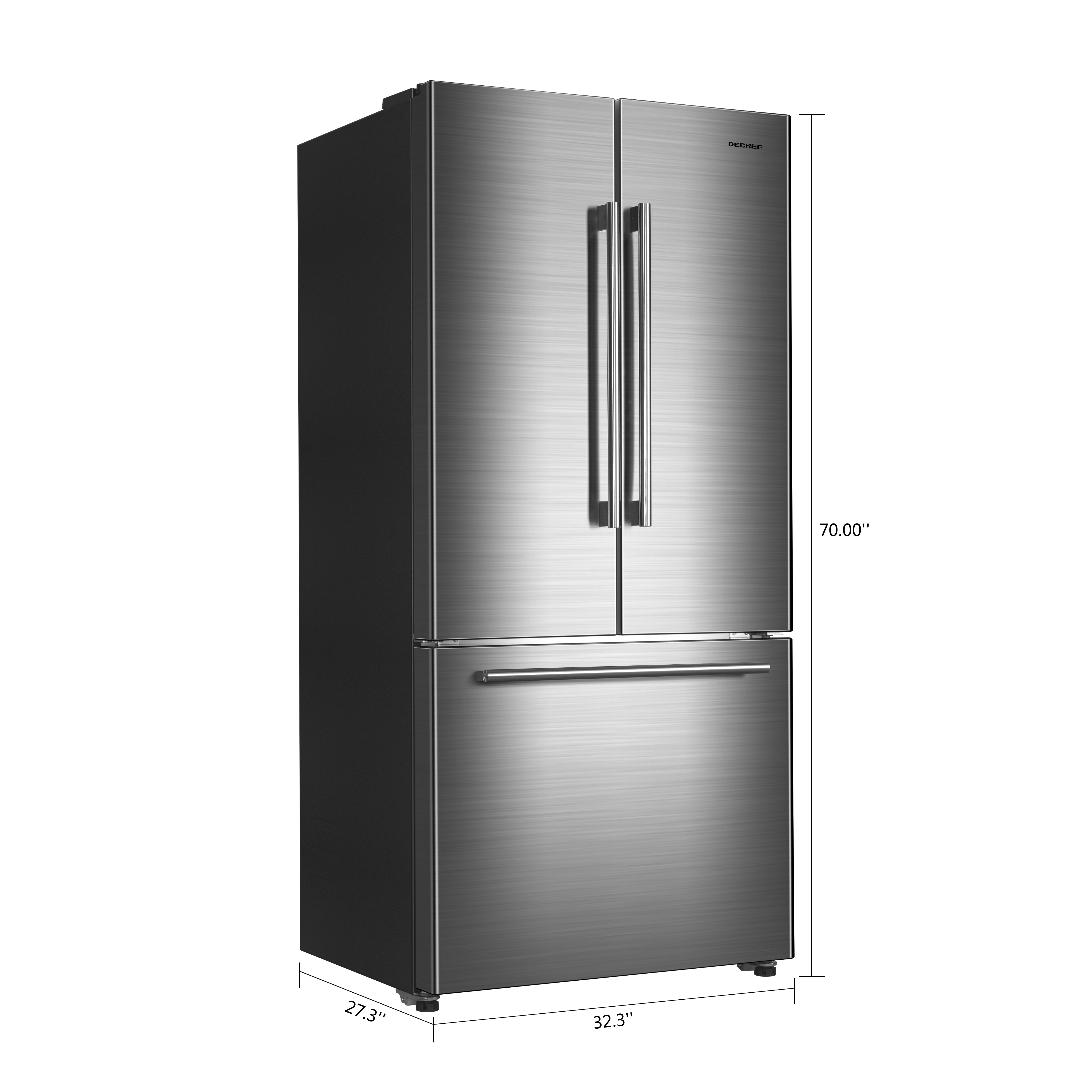 DECHEF Smart French Door Refrigerator - M16R (With Ice Maker)