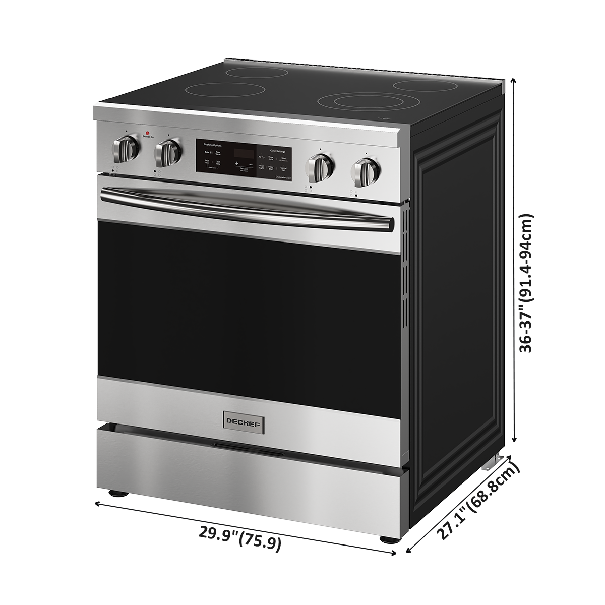 Dechef Flame Control Gas Cooktop - E3006