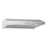 Dechef 30 In. 850 CFM Ducted Under Cabinet Range Hood