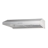 Dechef 30 In. 850 CFM Ducted Under Cabinet Range Hood